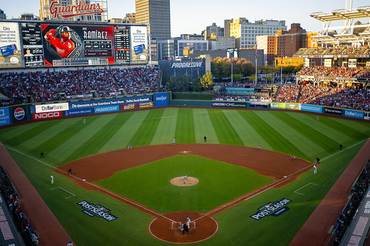 Progressive Field - real sports venue photograph